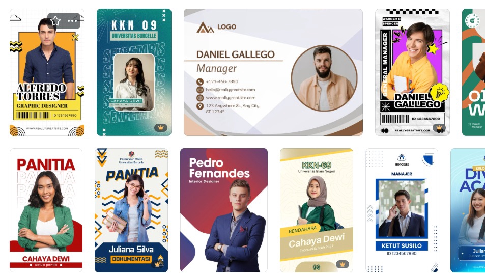 Jasa Desain ID Card Karyawan - Desain ID Card Profesional untuk Perusahaan, Event, Panitia, dan Komunitas - Custom & Cepat Jadi!