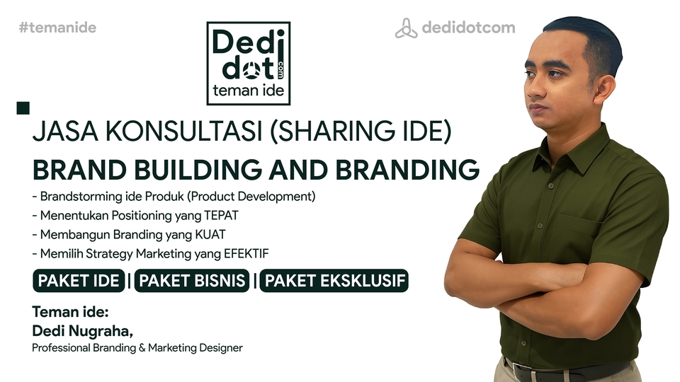 Jasa Konsultan Branding Produk dan Perusahaan - JASA KONSULTASI (SHARING IDE) BRAND BUILDING, BRANDING & MARKETING