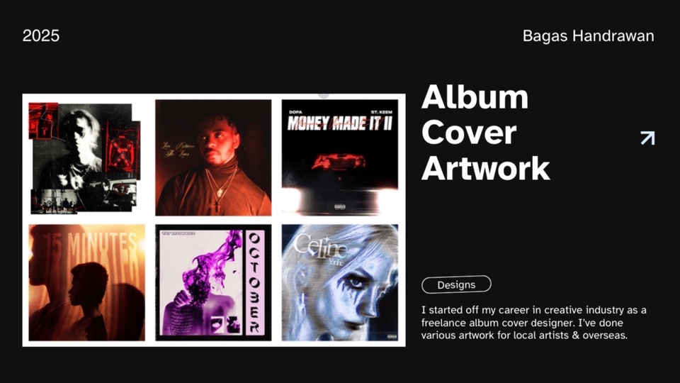 Jasa Desain Cover Album Musik Spotify maupun CD - Album Cover Artwork Design