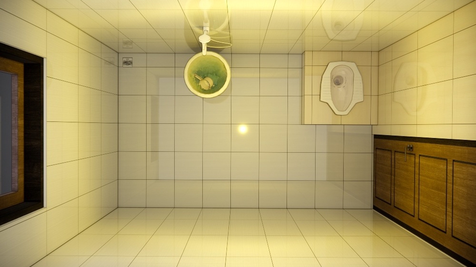 Desain Toilet Servis T2