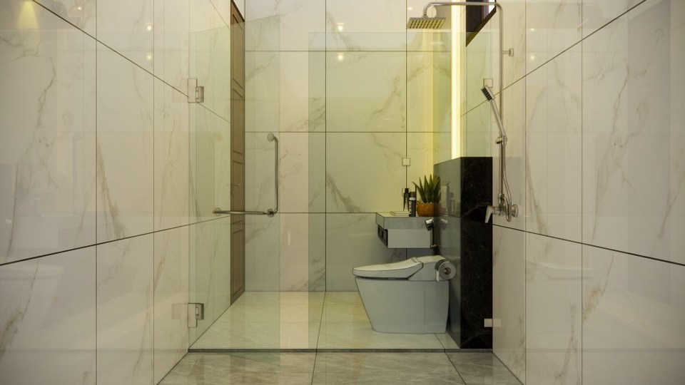 Desain Toilet Utama T3
