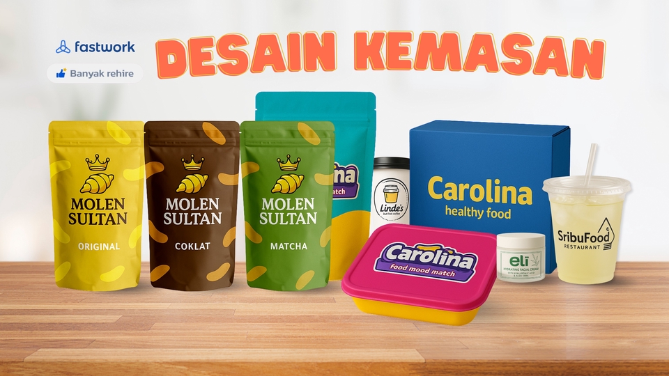 Jasa Desain Kemasan Produk & Desain Packaging - Desain Kemasan, Desain Label, Packaging, Desain Produk Premium untuk UMKM & Startup
