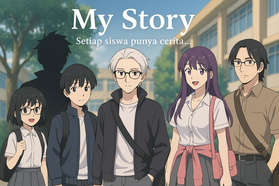 Foto AI - Saya akan membuat prompt AI untuk gambar anime dan cerita teks - 5
