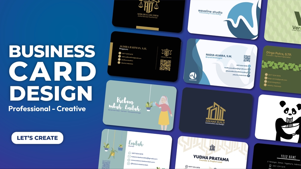 Jasa Desain ID Card Karyawan - Desain Kartu Nama dan ID Card