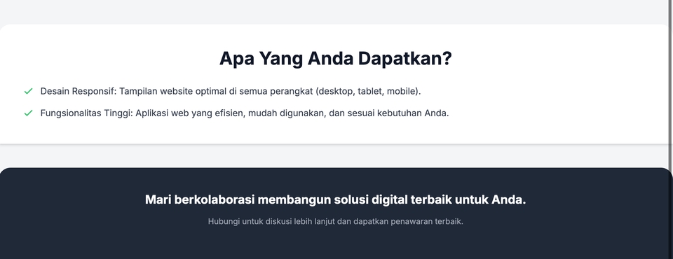 Web Development - Jasa Membuat Website/Aplikasi Web/Profil Perusahaan - 2