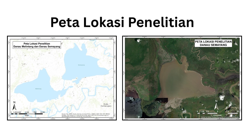 Jasa Pembuatan Peta GIS Profesional dan Akurat - Peta Lokasi Penelitian (Peta Basic)