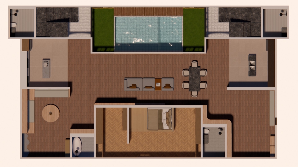 Jasa Gambar 3D Arsitektur dan Produk Visual - Desain Layout & 3D