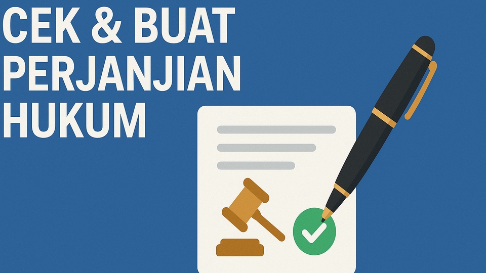 Pengecekan dan Buat Perjanjian Hukum