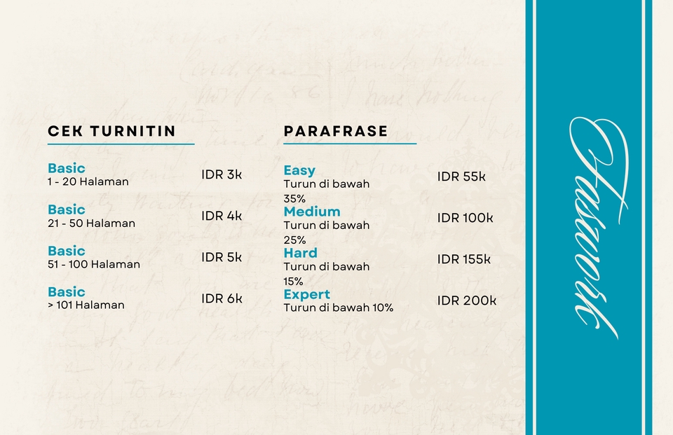 Proofreading - Jasa Parafrase & Cek Turnitin - 2