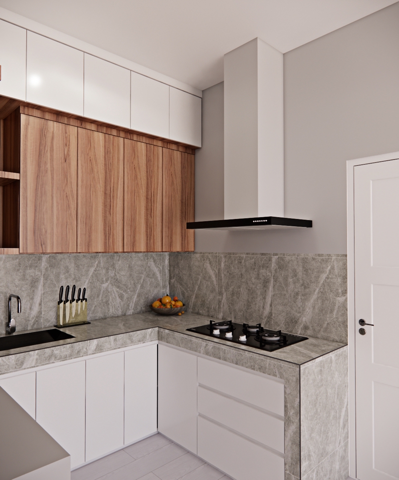 Desain Furniture - PROFESIONAL PERENCANAAN KITCHEN-SET CUSTOM & RENOVASI DAPUR BETON - 11