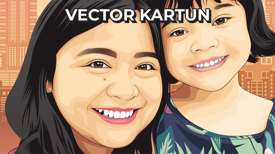 Jasa Desain Vector Kreatif dan Resolusi Tinggi - Vector Kartun