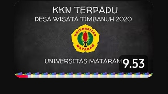 Dubbing desa wisata Timbanuh, Kecamatan Pringgasela, Kabupaten Lombok Timur, NTB