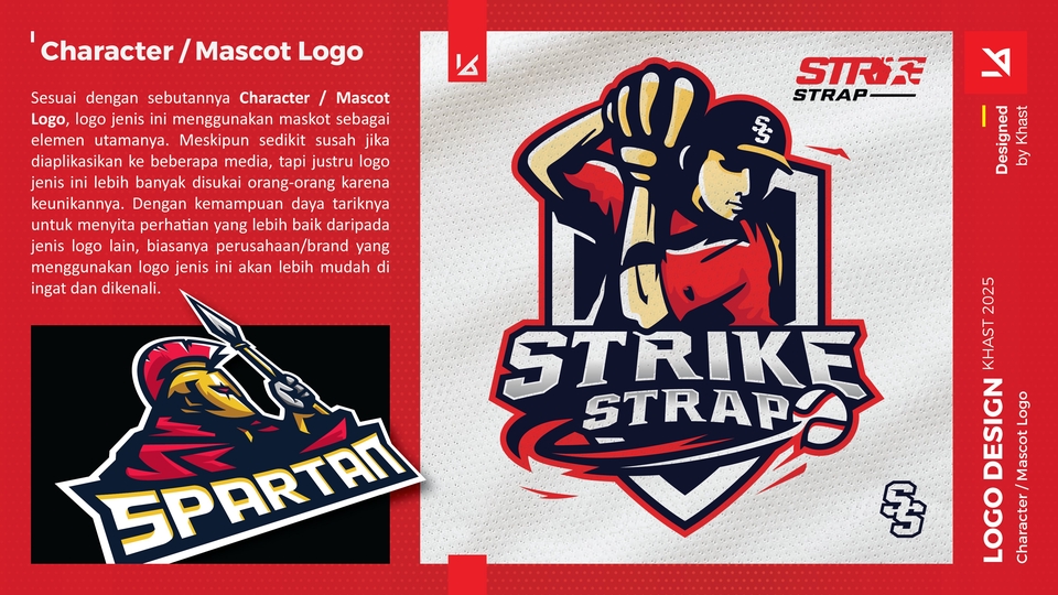 Logo maskot 'KHAST' hadir dengan karakter kuat, ekspresif, dan mudah dikenali oleh berbagai audiens.