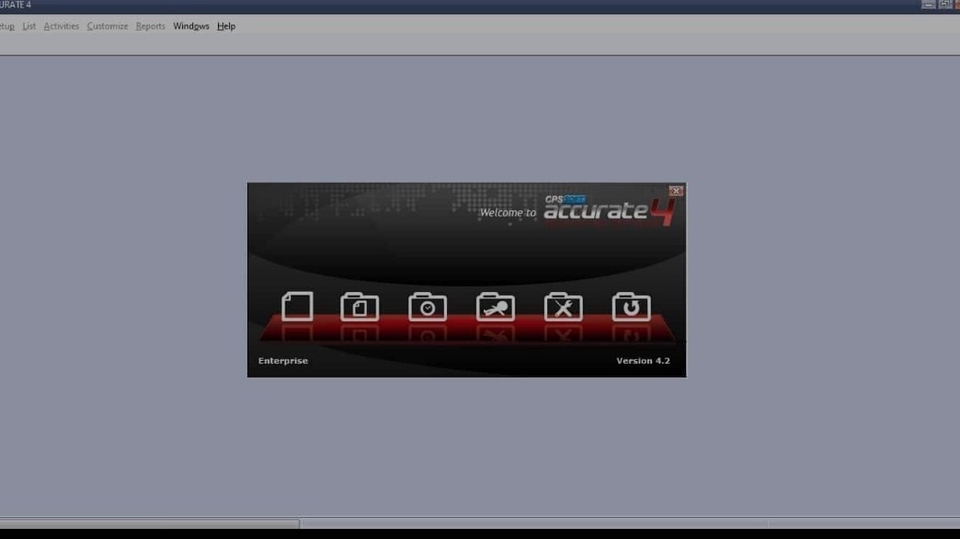 Pengoperasian accurate 4 sebagai aplikasi pencatatan transaksi keuangan masa kini.