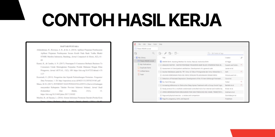 Pengetikan Umum - Jasa Pembuatan/Penyusunan Daftar Pustaka Otomatis (Mendeley dan Zotero) - 4