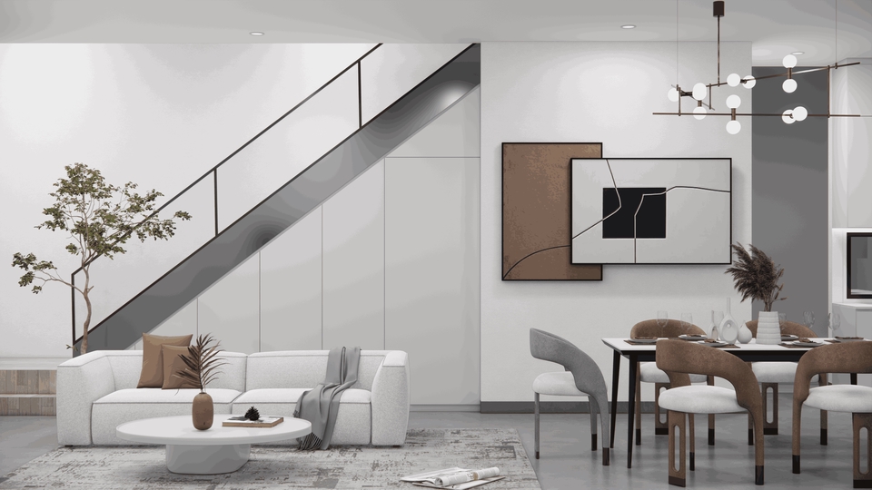 Interior - Desain Interior + Render Realistis & Terjangkau - 4