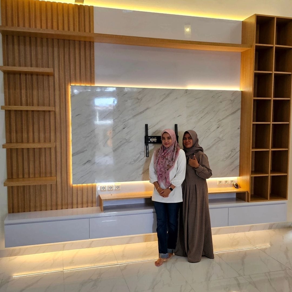 Desain Furniture - Jasa Pembuatan Backdrop TV Profesional Jakarta - 9