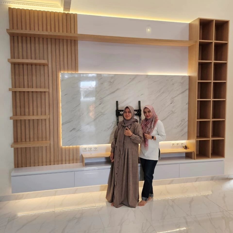 Desain Furniture - Jasa Pembuatan Backdrop TV Profesional Jakarta - 10