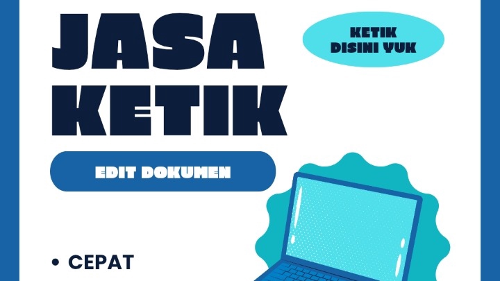 Jasa Pengetikan Edit Dokumen (Dokumen Kerja/Tugas Makalah/Laporan/Tugas