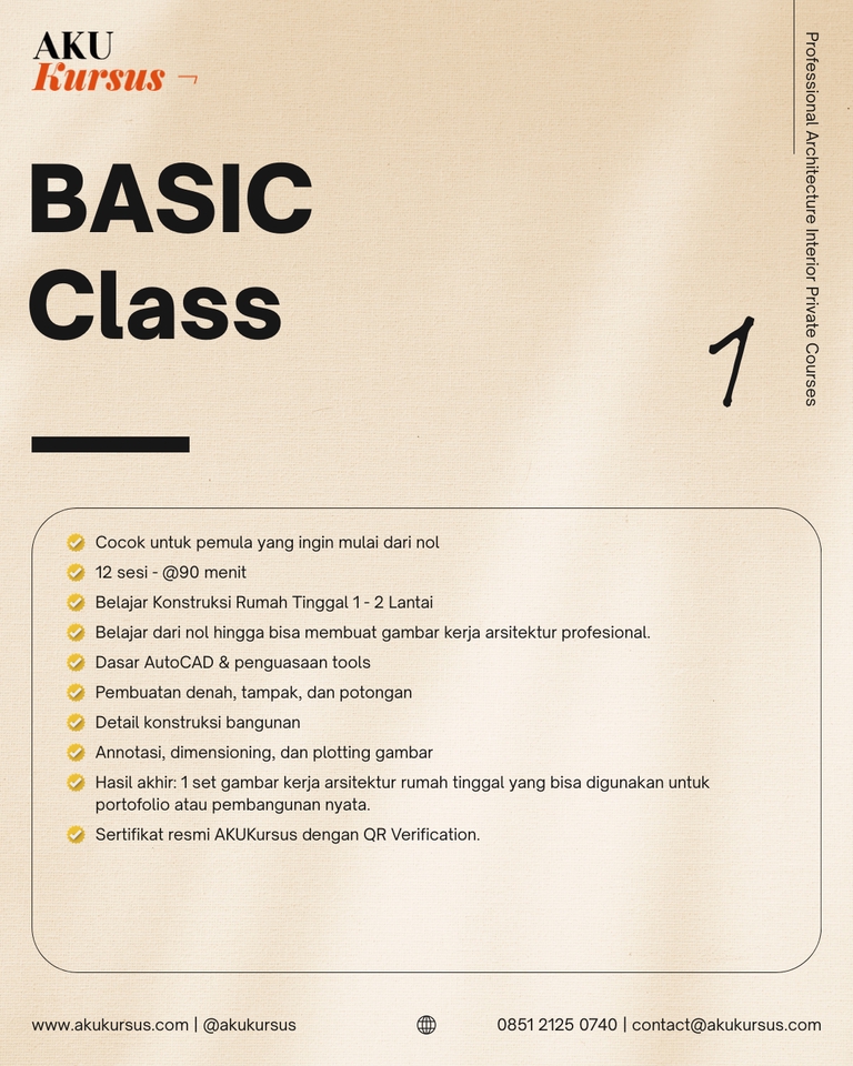 Kursus Online - Program Eksklusif Kursus Design & Build: Dari Teori Bangunan hingga Branding Bisnis Profesional - 6