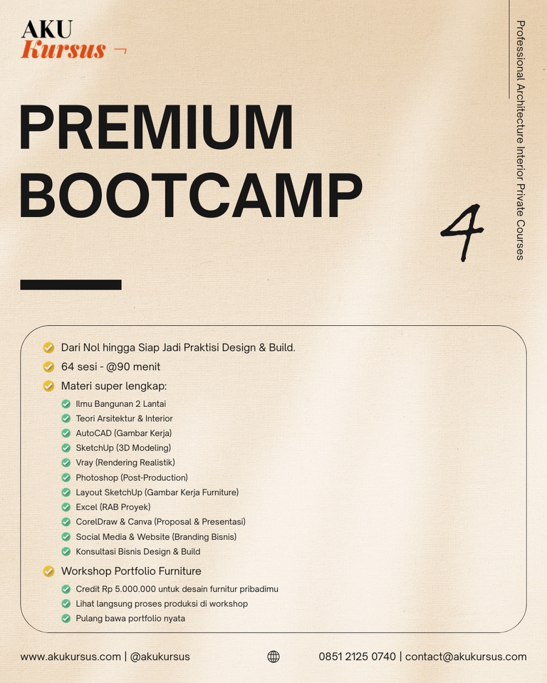 Kursus Online - Program Eksklusif Kursus Design & Build: Dari Teori Bangunan hingga Branding Bisnis Profesional - 9