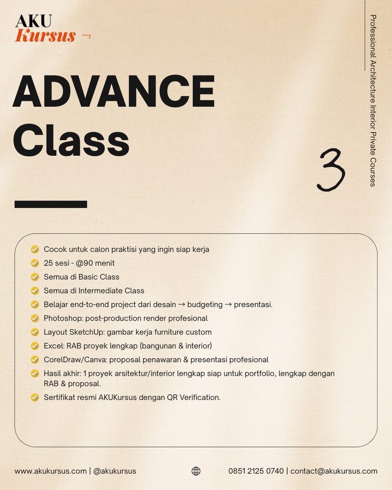 Kursus Online - Program Eksklusif Kursus Design & Build: Dari Teori Bangunan hingga Branding Bisnis Profesional - 8