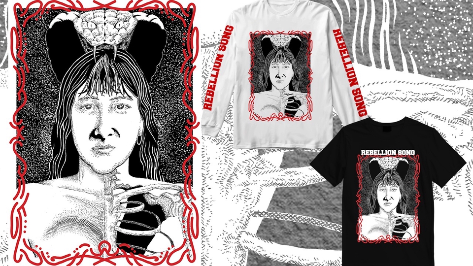 Jasa Gambar Ilustrasi Profesional dan Kreatif - Illustration artwork horror/ metal/ punk untuk album cover, gigs poster, atau brand merchandise