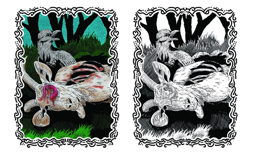 ilustrasi untuk album cover/ merchandise