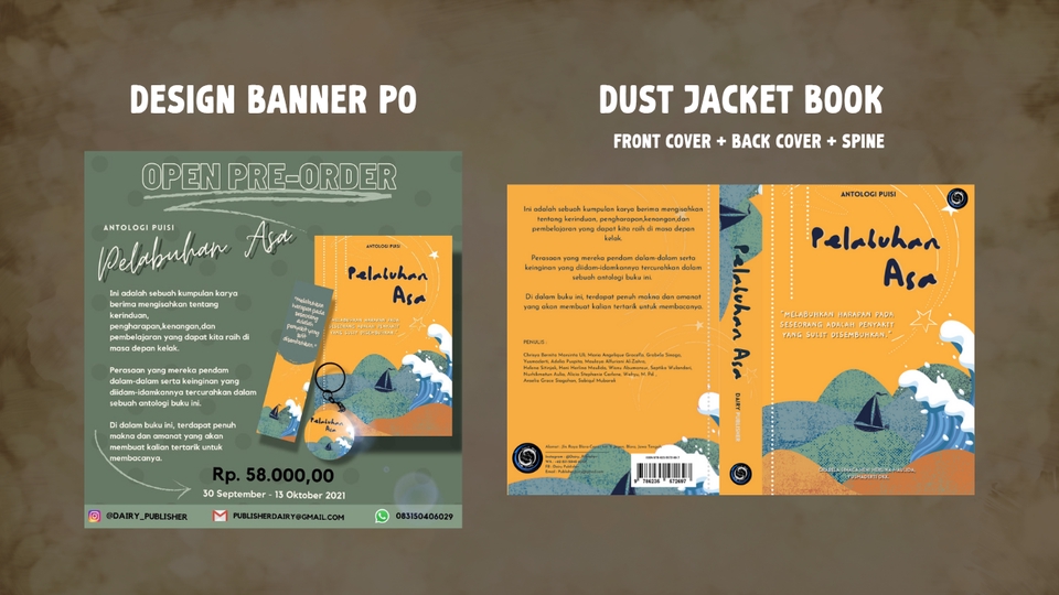 Gambar dan Ilustrasi - Cover Book Illustration : Novel, Cerpen, Puisi, Buku Antologi, Buku Cerita Anak, Album - 6