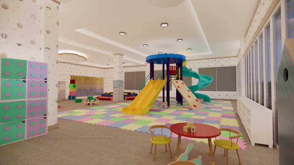 Desain Interior Indoor Playground