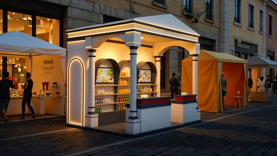 Jasa Desain Kios Minimalis Depan Rumah - Booth / Pop-up Store Design