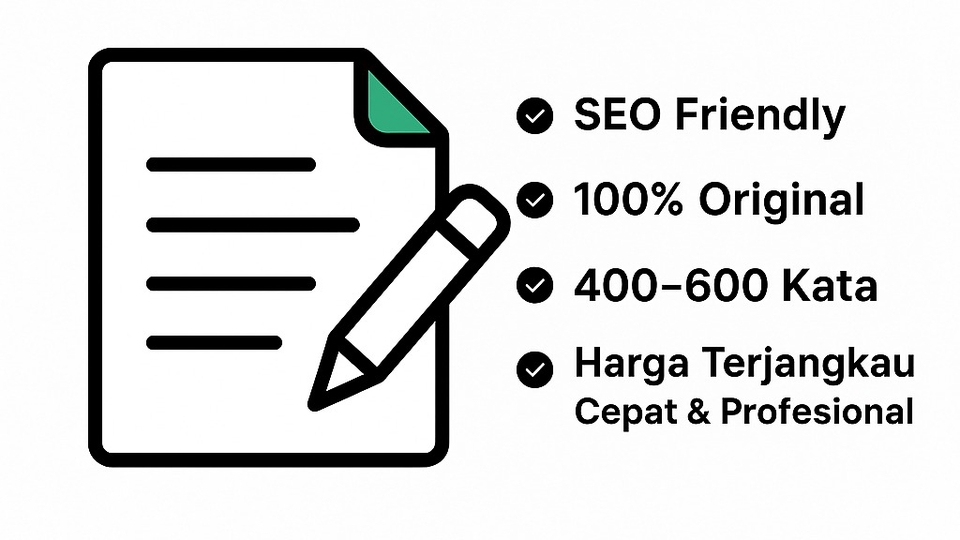 Jasa Penulisan Skripsi, Thesis, dan Proposal - Jasa Menulis Artikel SEO Berkualitas | 400–600 Kata | Cepat & Profesional