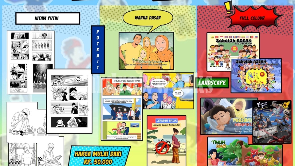 Gambar dan Ilustrasi - Desain Komik dan Ilustrasi Buku Bergambar - 4