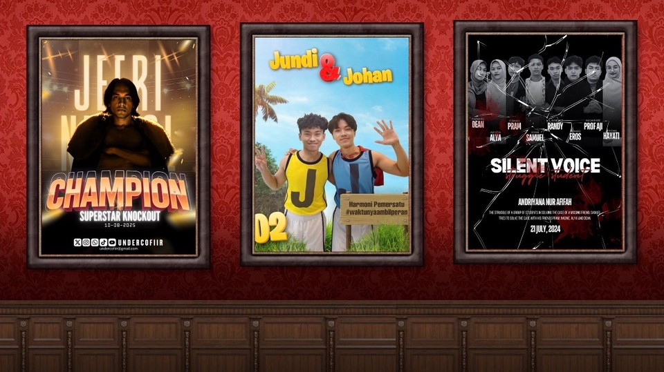 Siap menerima pesanan poster apapun