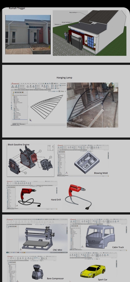 CAD Drawing - Jasa gambar 3d dan 2D - 3