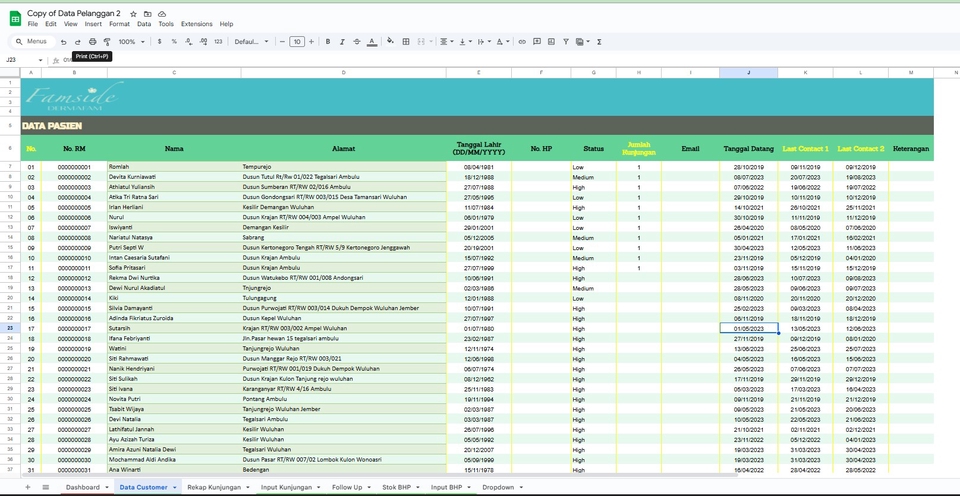 Entri Data - Jasa Excel, Spreadsheet, Dashboard, Google Sheets, Otomatisasi, Macro/Apps Script, dan Google Form - 13