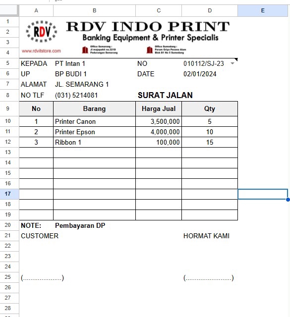 Entri Data - Jasa Excel, Spreadsheet, Dashboard, Google Sheets, Otomatisasi, Macro/Apps Script, dan Google Form - 11
