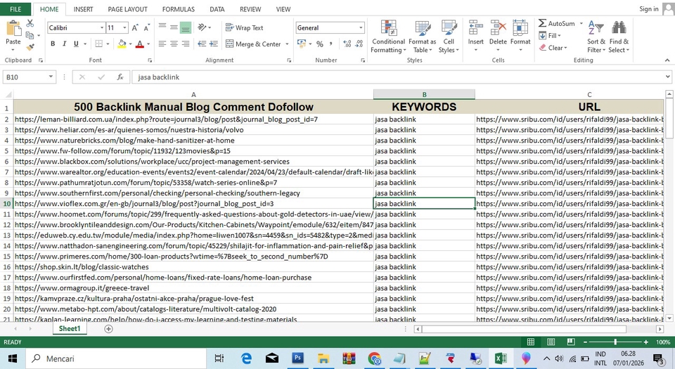 Search Engine Optimization (SEO) - Jasa Backlink Manual 500 Blog Comments Dofollow - 3