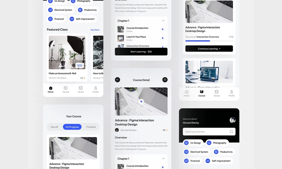UI & UX Design - UI/UX Mobile App untuk Startup & MVP (Clean, Modern & Professional) - 2