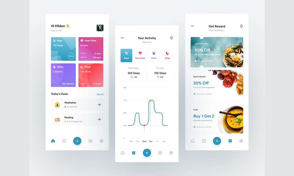 UI & UX Design - UI/UX Mobile App untuk Startup & MVP (Clean, Modern & Professional) - 4