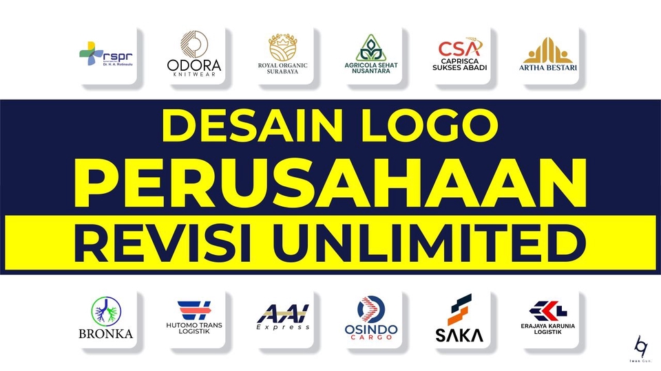 Jasa Desain Logo Online untuk Berbagai Kebutuhan - DESAIN LOGO PERUSAHAAN (plus BRAND GUIDELINE)
