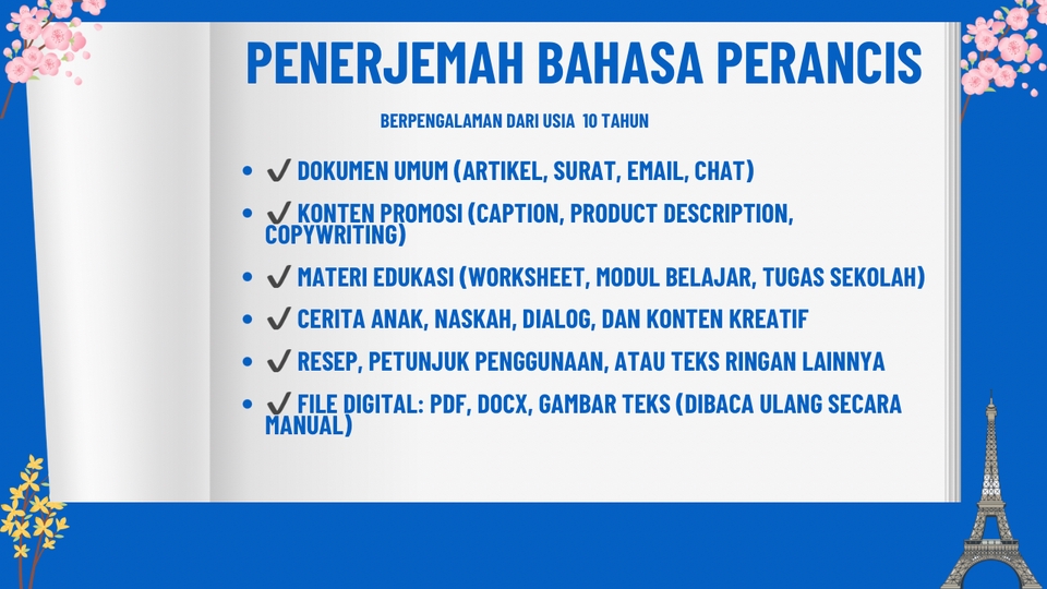 Penerjemahan - Penerjemah bahasa Perancis - 4