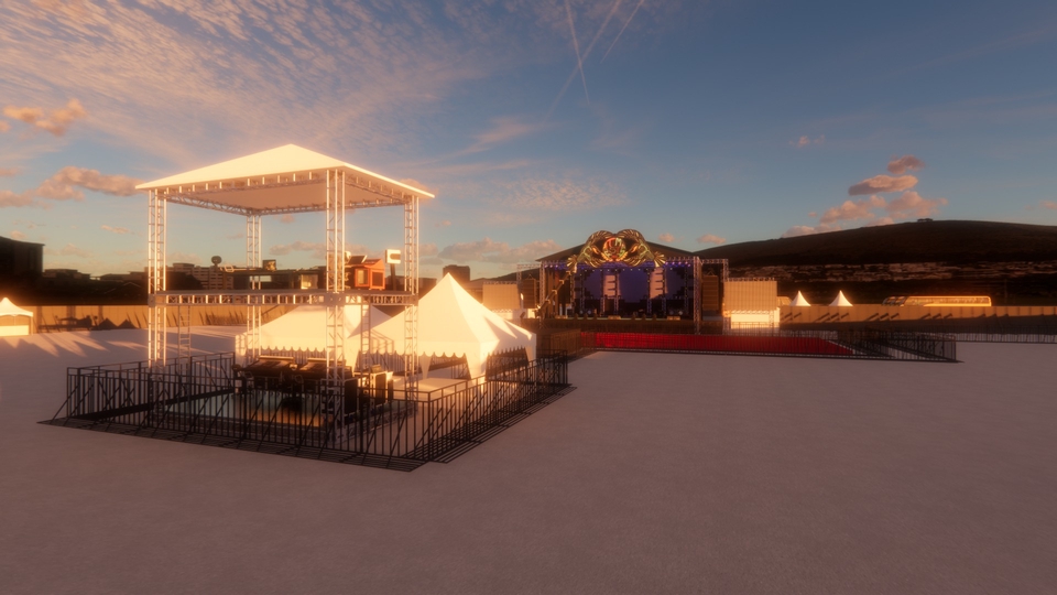 Jasa Gambar 3D Arsitektur dan Produk Visual - Design Booth, Event, Layout, Stage.
