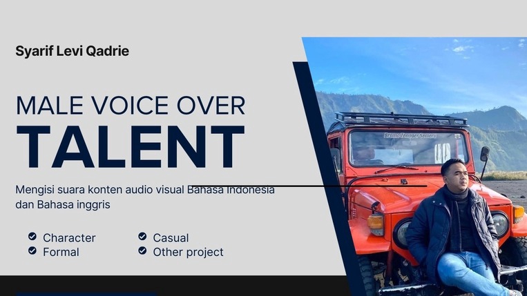 Jasa Voice Over, Dubbing, dan Pengisi Suara Video - Voice Over, Dubber Pria dan Wanita  (Indonesia, Melayu) untuk project apapun