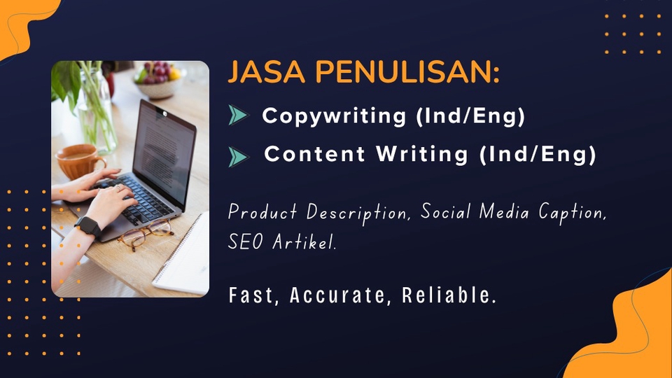 Jasa Copywriting untuk Landing Page dan Deskripsi Produk - Jasa  penulisan Copywriting, Content Writing 