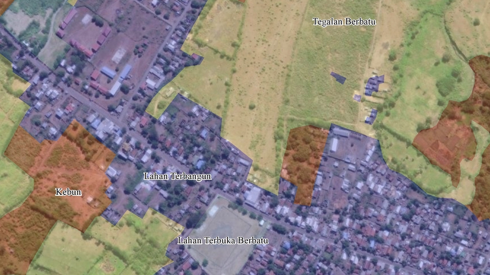 Jasa Pembuatan Peta GIS Profesional dan Akurat - Jasa Digitasi/deliniasi Penggunaan/penutup Lahan berbagai Skala 