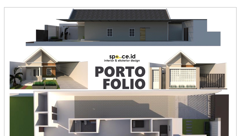 Jasa Desain Interior Rumah Minimalis hingga Modern - Scandinavian Rumah Tinggal 1 Lantai