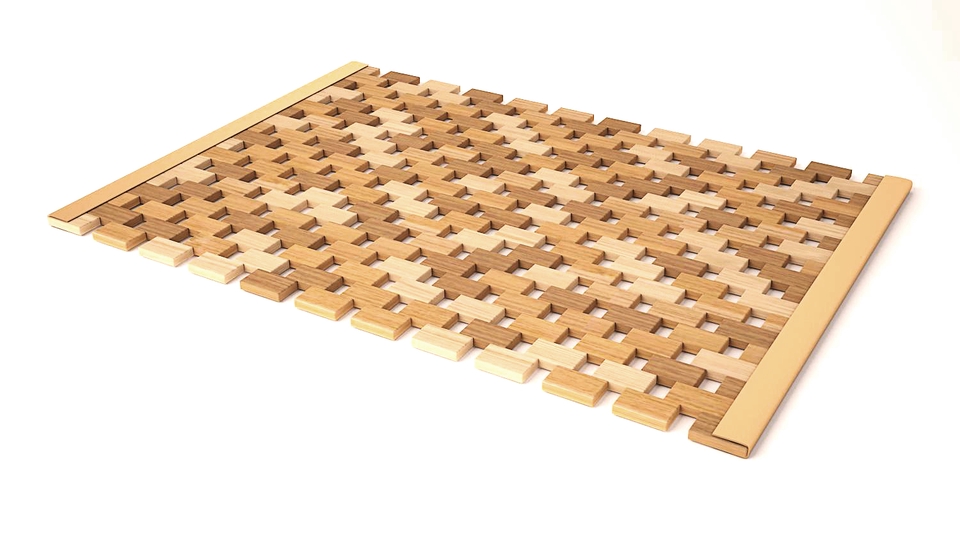 Wooden placemat