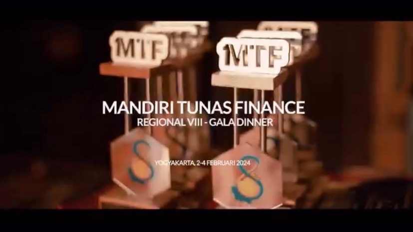 Video awarding dengan transisi, musik, dan elemen visual yang berkesan dan sesuai tema acara