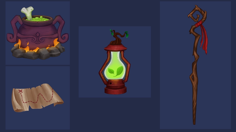 Gambar dan Ilustrasi - 2D Illustrator | Character Design, Background, Animation & Game Assets - 3